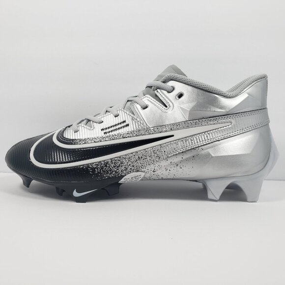 Nike Vapor Edge Elite 360 2 Silver Black White Football Cleats DA5457-003 Mens10 - Picture 7 of 12